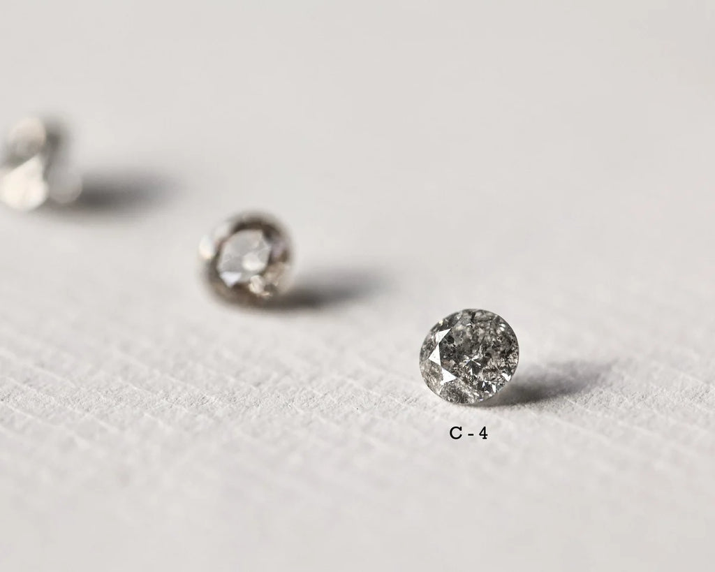 Diamond on a light gray background