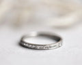 ad infinitum engraving detail platinum eternity ring