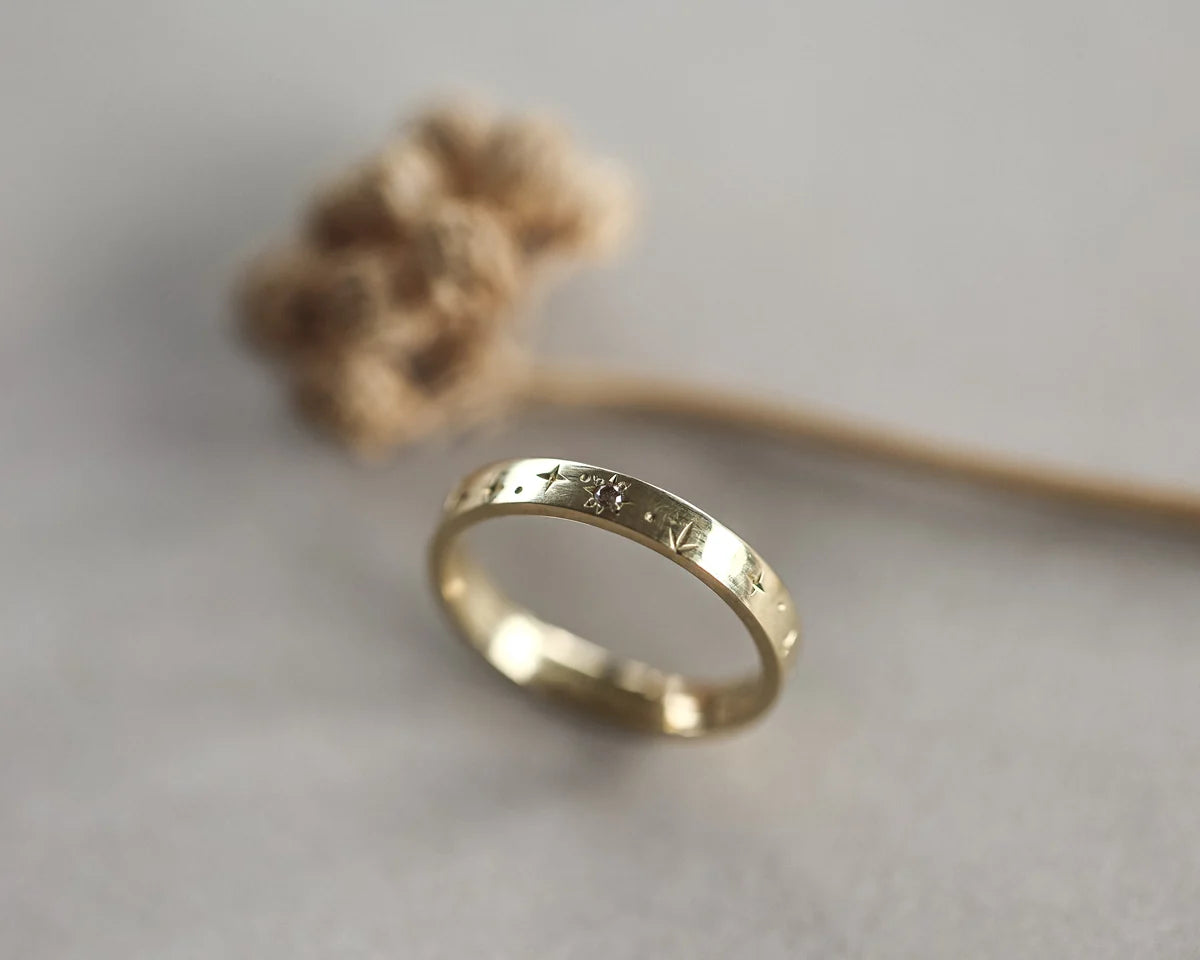 3mm Star Set Diamond Eternity Ring in 18ct Yellow Gold