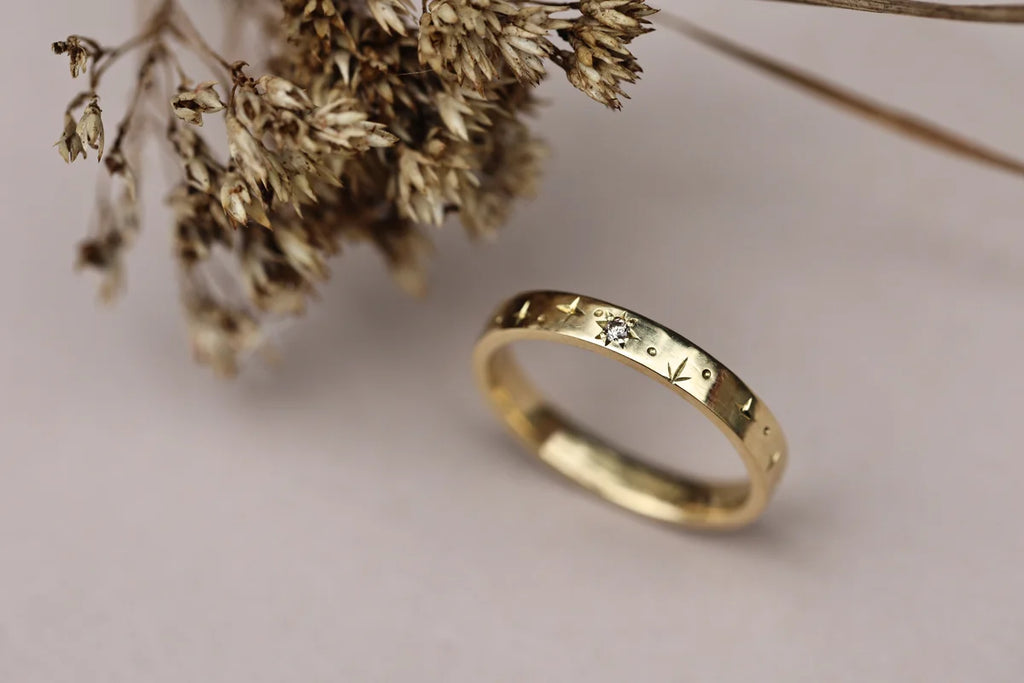3mm Star Set Diamond Eternity Ring in 18ct Yellow Gold