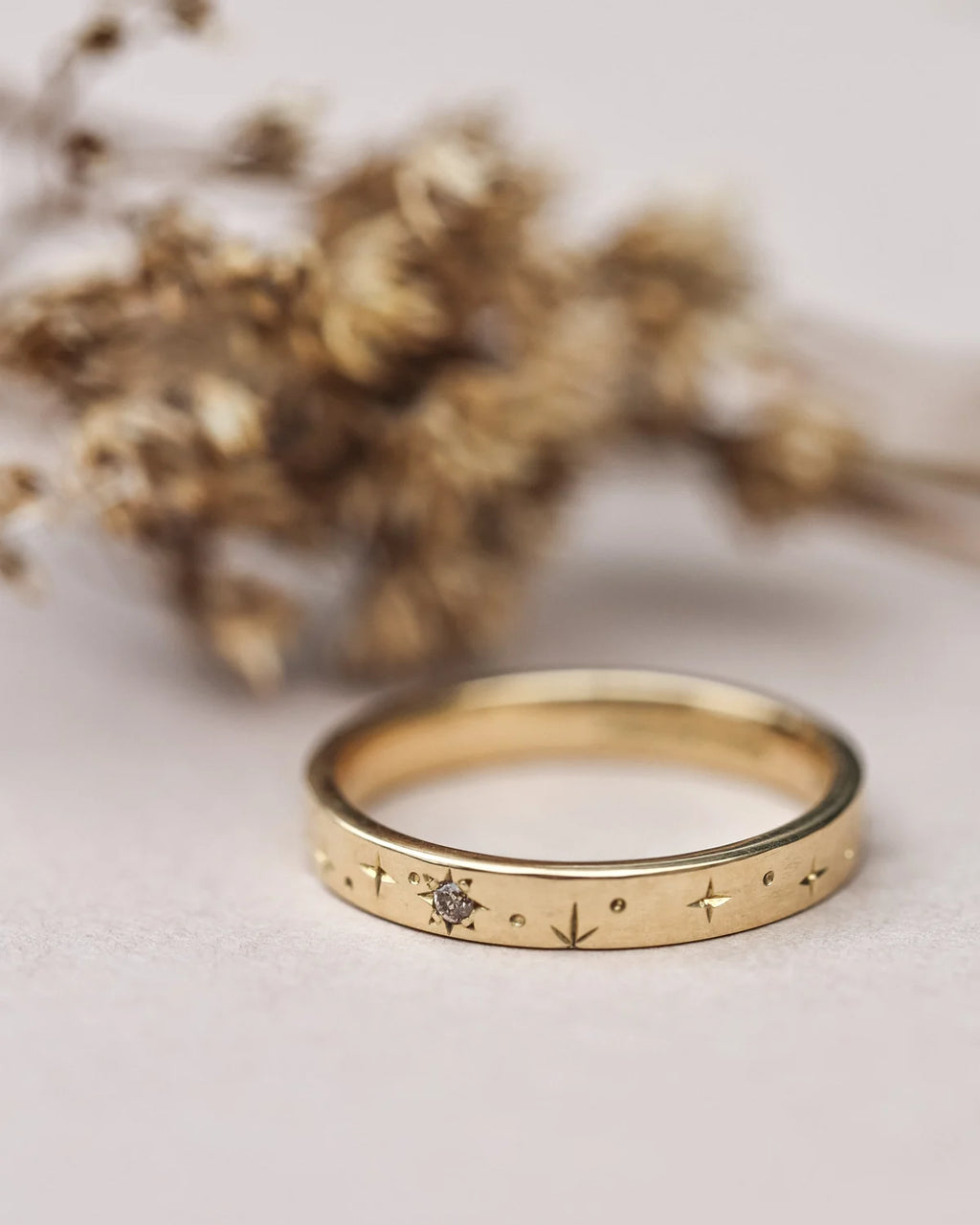 3mm Star Set Diamond Eternity Ring in 18ct Yellow Gold